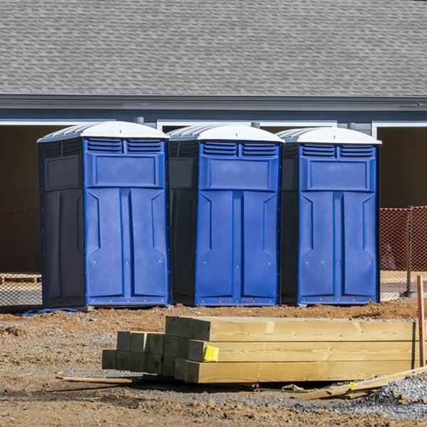what is the expected delivery and pickup timeframe for the porta potties in Wapakoneta Ohio